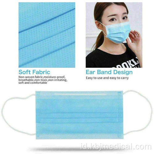 Masker Wajah Sekali Pakai Masker Medis Non Woven 3Ply